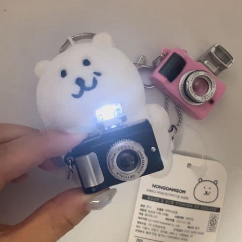 [부움마켓] 카메라 플래시 키링 포토 레트로