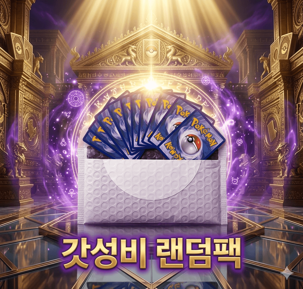 포켓몬카드 랜덤 수제 팩 갓성비 어린이 선물세트